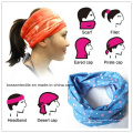 Personalizado sem costura estilo bandana headwear cachecol envoltório